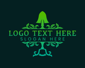 Planting - Shovel Landscaping Gardening logo design