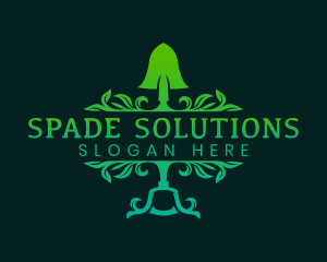 Shovel Landscaping Gardening logo design