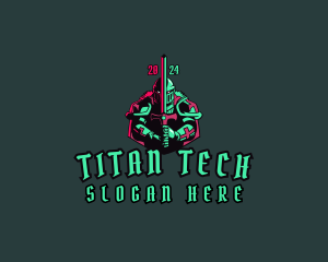 Titan - Medieval Armor Knight logo design