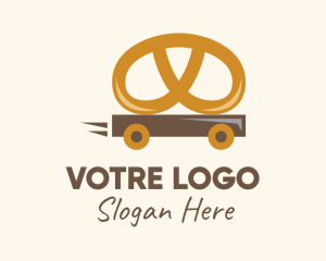 Pretzel Food Cart Logo