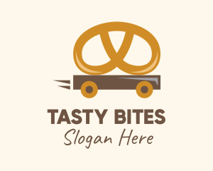 Delicious - Pretzel Food Cart logo design