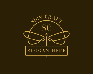 Sew Craft Tailoring logo design