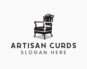  Chair Furniture Seat logo design