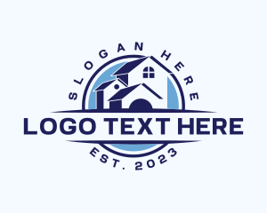 House Builder Roofing logo design