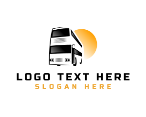 Shuttle - Double Decker Bus Tour logo design