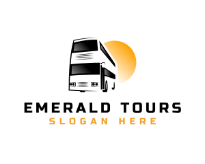 Double Decker Bus Tour logo design