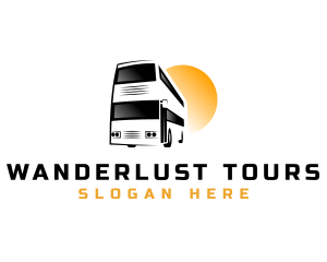 Double Decker Bus Tour logo design