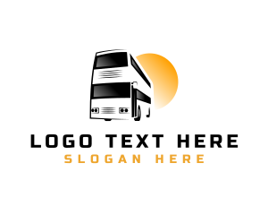 Transport - Double Decker Bus Tour logo design