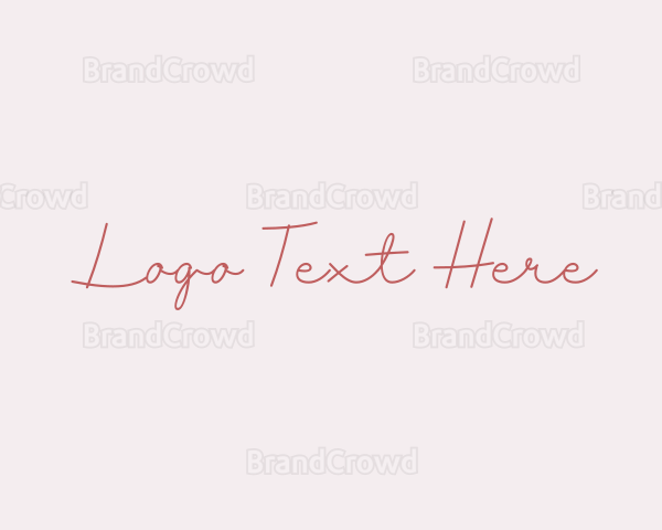 Elegant Cursive Business Logo