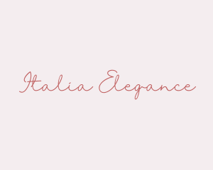 Elegant Cursive Business logo design