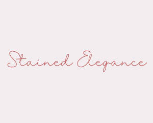 Elegant Cursive Business logo design