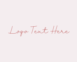 Elegant Cursive Business Logo