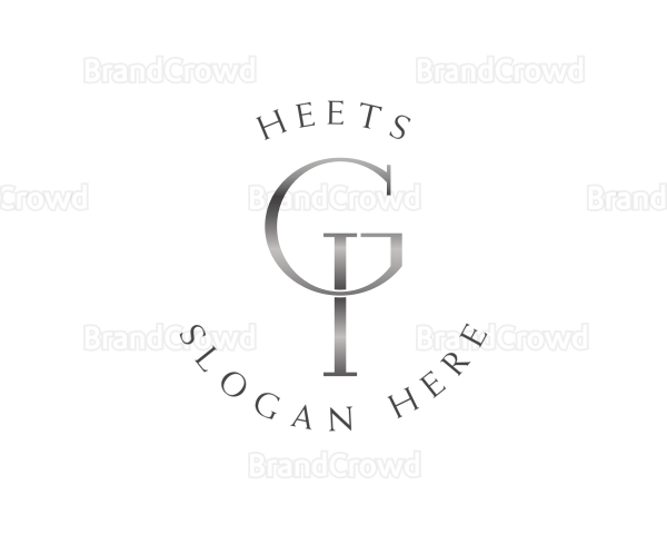 Luxury Boutique Letter GP Logo