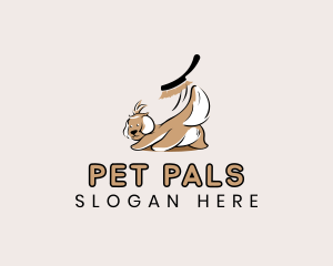 Dog Pet Grooming logo design