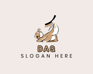 Red Dog - Dog Pet Grooming logo design