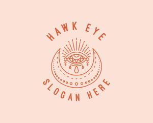 Mystical Moon Eye logo design