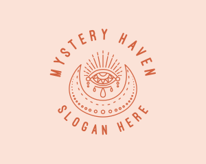 Mystical Moon Eye logo design