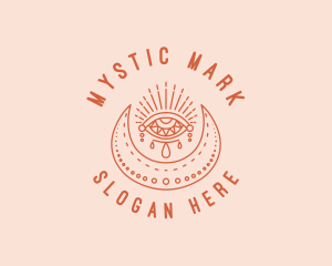 Mystical Moon Eye logo design