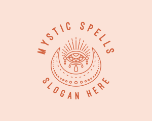 Mystical Moon Eye logo design