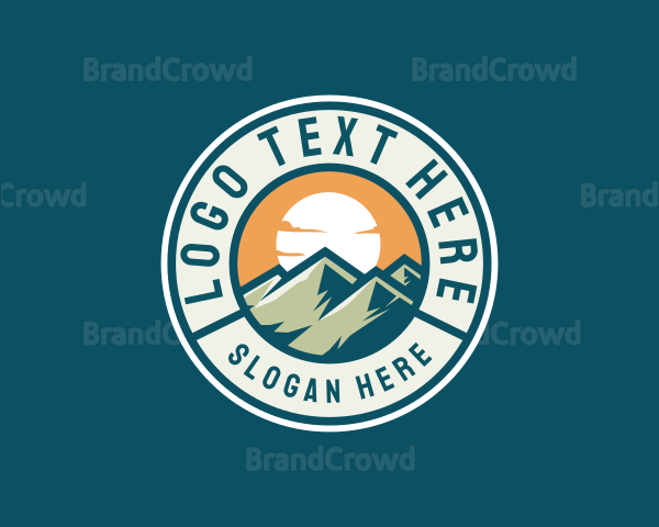 Outdoor Mountain Adventure Logo