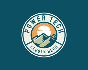 Trek - Outdoor Mountain Adventure logo design