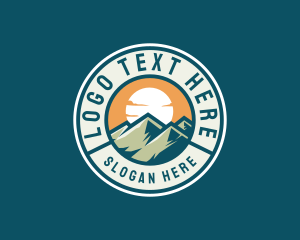 Road - Outdoor Mountain Adventure logo design