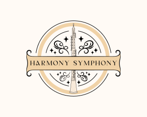 Orchestra - Ornamental Oboe Orchestra logo design