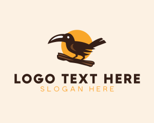 Zoological Park - Toucan Bird Wildlife logo design