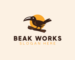 Toucan Bird Wildlife logo design