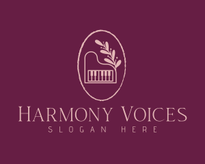 Choir - Elegant Piano Studio logo design