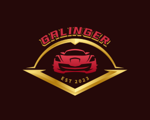  Racing Car Mechanic Logo