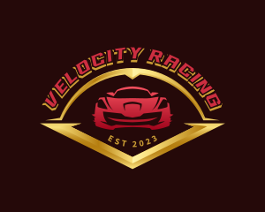  Racing Car Mechanic logo design