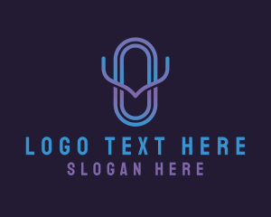 Letter O - Cyber Agency Firm logo design