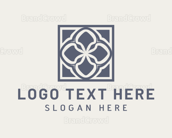 Flooring Tile Pattern Logo