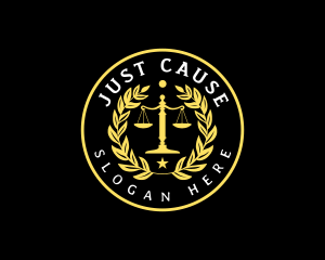 Justice - Justice Scale Paralegal logo design