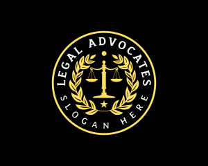 Justice Scale Paralegal logo design