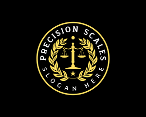 Scales - Justice Scale Paralegal logo design