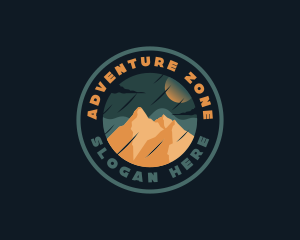 Mountain Outdoor Adventure logo design