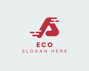 Modern Fast Letter A Logo