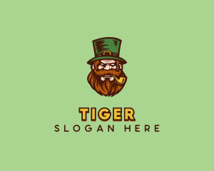 Angry Leprechaun Costume Logo