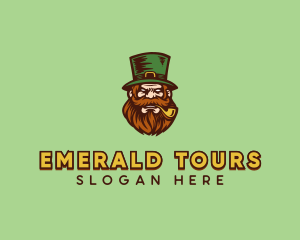 Ireland - Angry Leprechaun Costume logo design