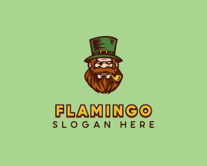 Celebration - Angry Leprechaun Costume logo design