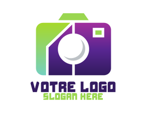 Electronics Boutique - Geometric Tech Camera logo design