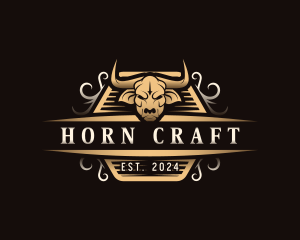 Bull Horn Ranch logo design