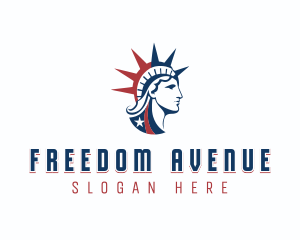 Liberty - USA Lady Liberty logo design