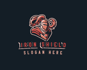Armor - Spartan Armor Warrior logo design