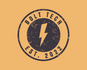 Electric Lightning Bolt logo design