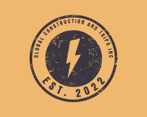 Record Label - Electric Lightning Bolt logo design