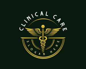 Medical Caduceus Pharmacy logo design