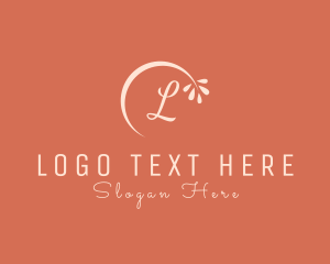 Flower Shop - Flower Eco Leaf logo design